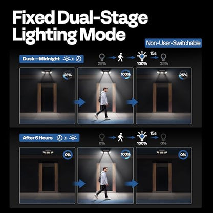 VIVOHOME Solar Flood Lights Outdoor, 256 LED 2500LM Motion Sensor Lights, 3 Adjustable Heads Security Lights, IP65 Waterproof, 270° Wide Lighting Angle Solar Powered Lights for Porch, Yard, 2 Pack - size: Non-Linkable - 2 Pack