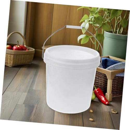 BESTOYARD Food Grade Seal Bucket with Lid Airtight Plastic Storage Container for Pet Food Livestock Feed More Multi Purpose Bucket with Hand Grip for Easy Carrying