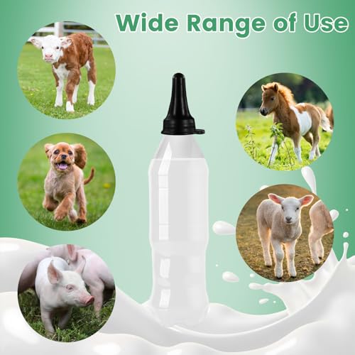 6-pack of black silicone goat nipples that snap onto the mouth of a common cola bottle, reusable and easy to clean, suitable for feeding lambs and goats