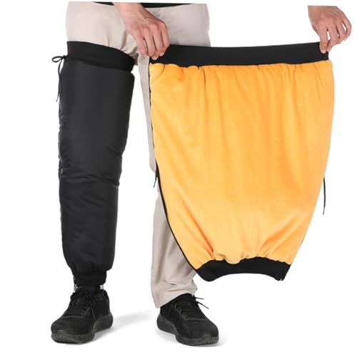 ABOOFAN Windproof Leg Gaiters for Men Insulated Calf Covers for Camping and Hiking Protection against Rain and Durable and Comfortable Design