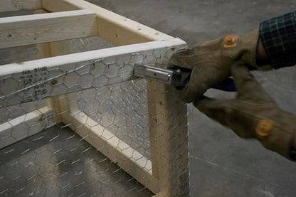 YARDGARD 2 Inch Poultry Netting, Chicken Wire Fence, 20 Gauge Galvanized Steel, Rabbit Fencing, Bird Enclosures, Garden Protection and Plant Support, 36 Inches x 150 Feet