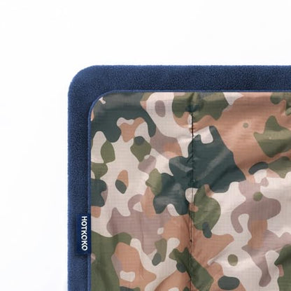 Waterproof Stadium Blanket, Soft Warm Fleece Camping Blanket Wearable Camping Blanket for Outdoor Camping, Picnic, Stadium, Sports, Beach, Car - color: Cam Yellow