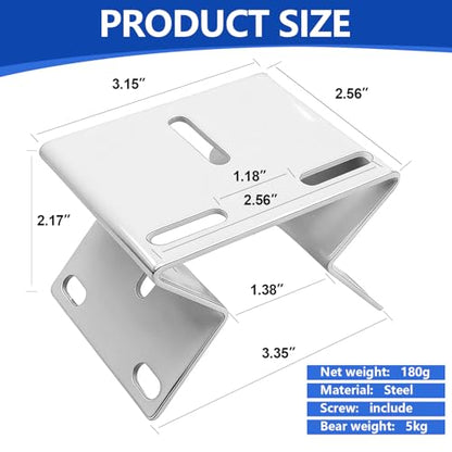 Security Camera Mount Kit, Corner Mount Bracket for Security Cameras, CCTV Surveillance Camera Holder Adapter Compatible with Eufy, Reolink, Tapo and AOSU PTZ Cameras, White (1 Pack) - size: 1 Pack