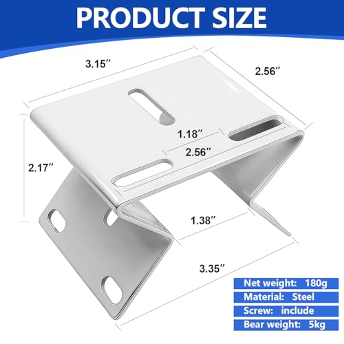 Security Camera Mount Kit, Corner Mount Bracket for Security Cameras, CCTV Surveillance Camera Holder Adapter Compatible with Eufy, Reolink, Tapo and AOSU PTZ Cameras, White (4 Pack) - size: 4 Pack