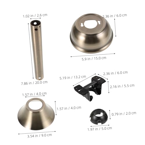 Ceiling Fan Bracket Kit Universal Mounting Bracket for Living Room Ceiling Fan Easy Installation Metal Construction