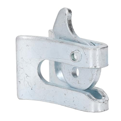 Farm Door Buckle, Thickened Galvanized Steel Plate Gate Latch 5 Sets Pig Fence Door Latch with L Lock Bolt for Farrowing Bed (Wall Thickness 4.5mm)