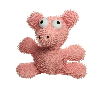 MIGHTY- Microfiber Ball Pig – Made with Squeaker Balls and Minimal Stuffing. Strong & Tough. Interactive Play Dog Toy. Machine Washable & It Floats | Multiple Layers & Reinforced Seams , Washable and Floats , Mighty® Construction - color: Pink Pig