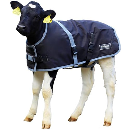 AniMac Super Calf Jacket for Calves, Sheep, Alpaca, Goats and Dogs – Premium Waterproof Livestock Coat – Breathable – Synthetic – Machine Washable - size: Large