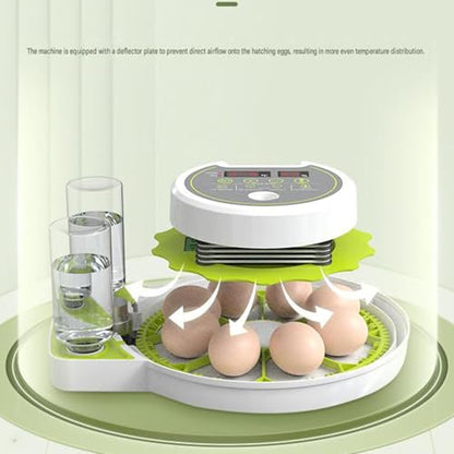 JUJOJB Egg Incubators for Hatching Eggs, Egg Incubator with Temperature and Humidity Control, Egg Candler, Automatic Egg Turner, Clear Window Incubator for Chicks Duck Quail Eggs