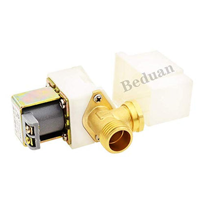Beduan 12V Plastic Water Electric Solenoid Valve Normally Closed 1/2" (Pack of 2) - size: DC12V-1/2" (Pack of 2)