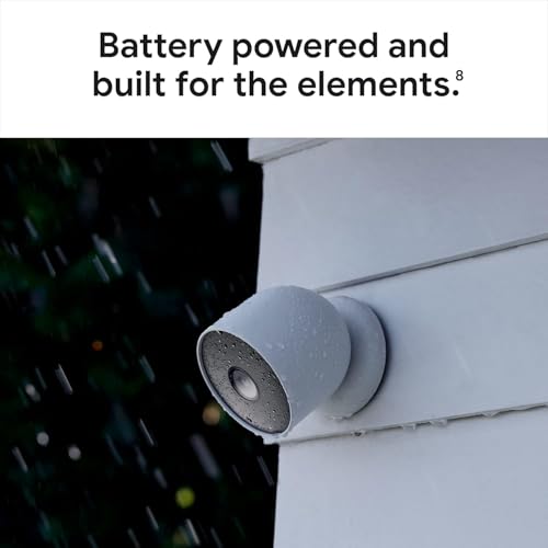 Google Nest Cam Outdoor or Indoor, Battery - 2nd Generation - 3 Pack + Extra Replacement Cable - size: 3 Count (Pack of 1), style: Nest Cam (Outdoor or Indoor, Battery)