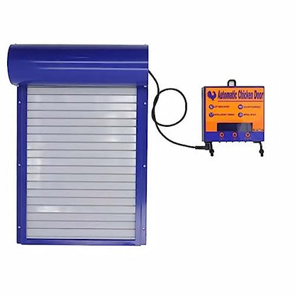 Automatic-Chicken-Coop-Door-2023 Newest Solar Powered Chicken Coops Opener with Timer & Light Sensor Aluminum Chicken Coops Door