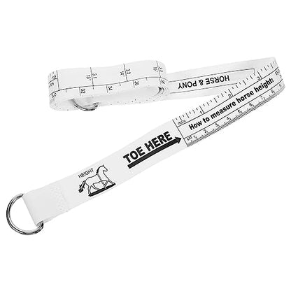 Horse Measuring Tape for Accurate Height and Weight Measurement Reusable Farm Measuring Tool for Livestock and Horses Multi-Functional Design for Easy Use