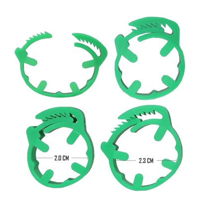 140 Pcs Inner Diameter 2~2.3cm Adjustable Chicken Foot Ring Poultry Leg Farm Identification Marker Tool for Duck(Blue) - color: Blue