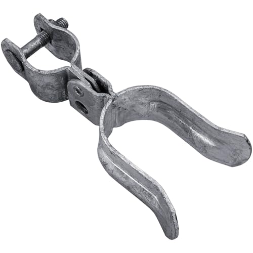 Heavy Duty Fork Latch (Bolt in) 1-3/8" x 1-7/8" Galvanized Pressed Steel - size: 1-3/8" x 1-7/8"