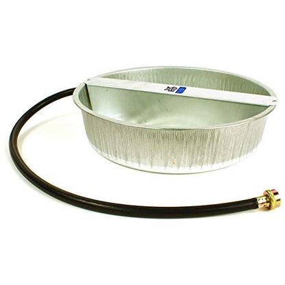 Little Giant PW13 13-Quart Capacity Rust Resistant Galvanized Steel Ever Full Pet Water Bowl Dish Attachable to Standard Hose (3 Pack) - size: 3