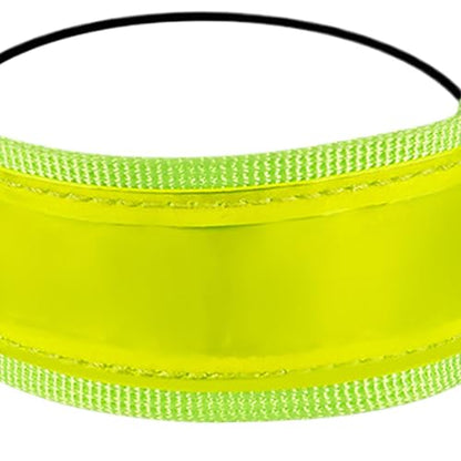 Bike Pants Strap - Reflective Cycling Cuff, Night Riding Band, Adjustable Ankle Wrap, Safety Visibility Gear, Daily Commute Use, Trail Running Walking, City Road Support improving Safety During - color: Green