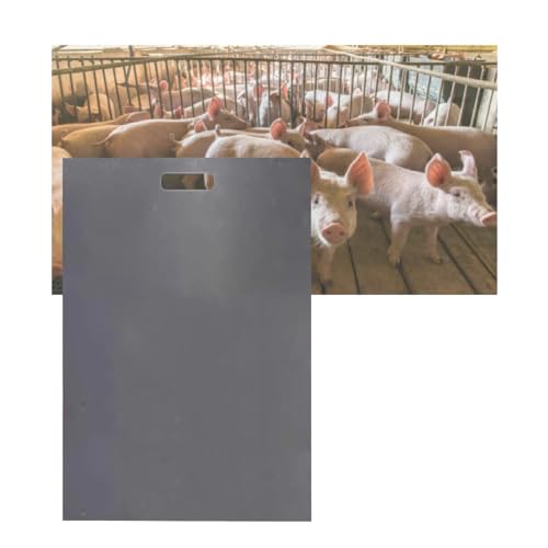 Wall Mount Pig Pen Gate, PVC Secure Livestock Enclosure Door, Pig Farm Escape Fence for Backyard Animal Safety(70x60cm) - size: 70x60cm