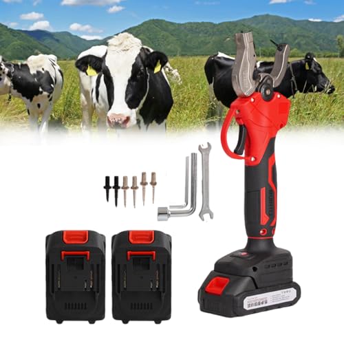 Electric Ear Tag Applicator, Cordless Animal Tagger for Rapid Marking of Pigs, Cattle and Sheep,B - size: B