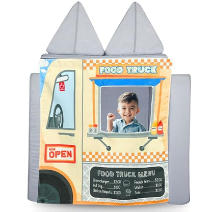 Couch Swag Play Panel for Childrens Foam Sofa Kids Couch (Food Truck) - style: Food Truck
