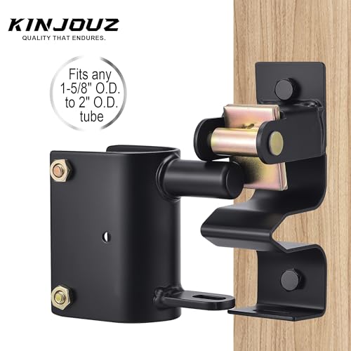 Heavy Duty One Way Farm Gate Latch - Lockable Fence Gate Latch for Metal Tube Gates, Livestock Cattle, Horse Corrals, Ranches, Pastures, Pet Cages & Fences, 1 Pack