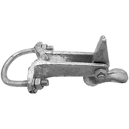 Chain Link Fence GATE HOLD BACK: Duck Bill Gate Holdback (1-5/8" to 2-3/8"). Holds The gate open for You while You work!