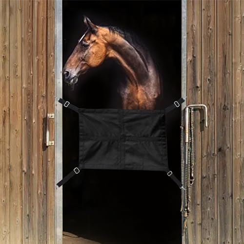 Asooll Stall Guard for Horses,Horse Stall Guard with Adjustable Straps and Hardware - size: 2-Stall Guard for Horses