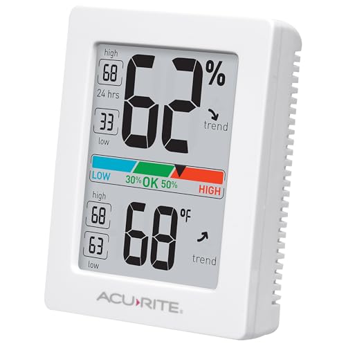 AcuRite Humidity Meter Hygrometer and Indoor Thermometer, Hygrometer - color: Hygrometer