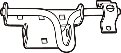 National Hardware N342-659 Sliding Bolt Door and Gate Latch, 0, Stainless Steel (Pack of 10) - size: 0 (Pack of 10)