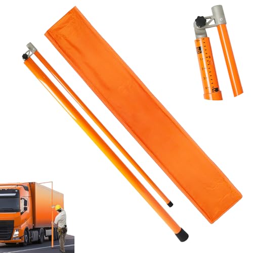 Load Height Measuring Stick,20FT Sturdy Fiberglass Truck Height Stick with Adjustable Pole, Truck Height Measuring Stick with Carrying Bag, Height Stick for Trucks, Car Haulers