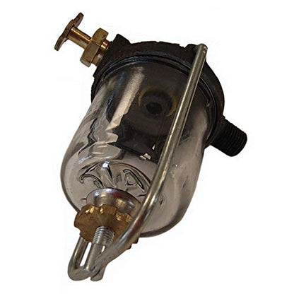 AA499R Original All-Fuel Style Sediment Bowl. Must be Used with a 3-Way Valve - Fits JD A, B, G & More Fits John Deere A AO AR B BO BR D G GP H