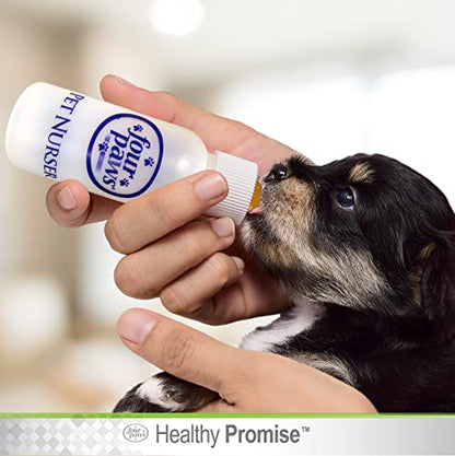 Four Paws Pet Nursing Feeding Bottle for Kittens & Puppies, 2 oz. - color: Clear, size: 1 Count (Pack of 1)
