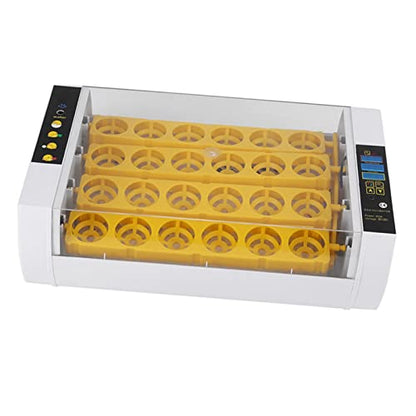 24 Egg Digital Incubator with Automatic Turner, LED Humidity Display for Chicken Duck Goose Bird Hatching