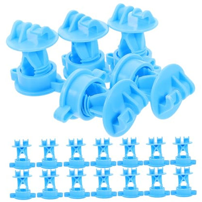 Sosoport 50Pcs Livestock Electric Fence Wire Insulators Material Excellent Insulation for Use Portable Post Insulators for Efficient Fencing