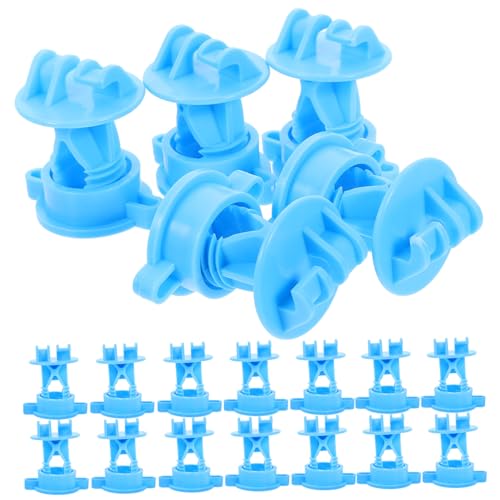 Sosoport 50Pcs Livestock Electric Fence Wire Insulators Material Excellent Insulation for Use Portable Post Insulators for Efficient Fencing