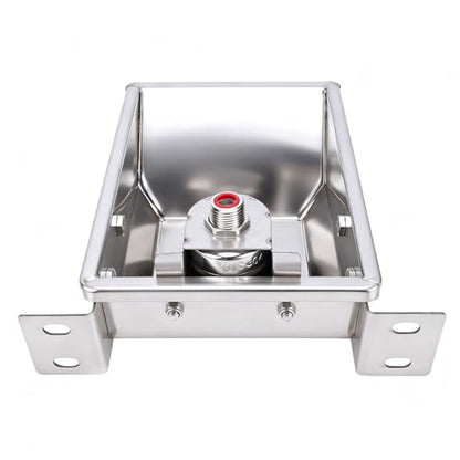 Rengue Automatic Cow Drinking Water Bowl, Stainless Steel Cattle Waterer with Float Valve for Farms and Livestock Animals