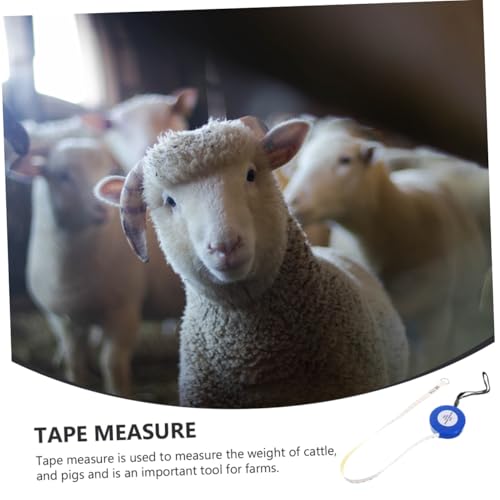 Animal Measuring Tape 2.5m Blue Cattle Girth Weight Tape Measure for Horse Pig Sheep Body Measurement Livestock Tool Style