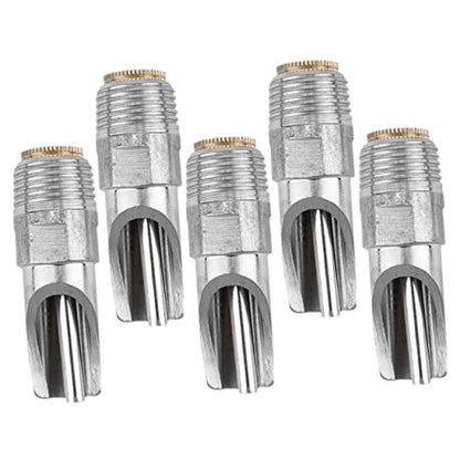ORFOFE 5pcs Stainless Steel Pig Water Feeder Nozzles Durable Drinker Nozzle for Livestock Anti-Splash Design for Efficient Water Usage Animal Husbandry