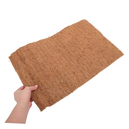 UKCOCO 4pcs Washable Chicken Nesting Pads Soft Nonslip Nesting Box Liners for Chicken Coop Reusable Laying Mats Natural Coconut Pads for Hens