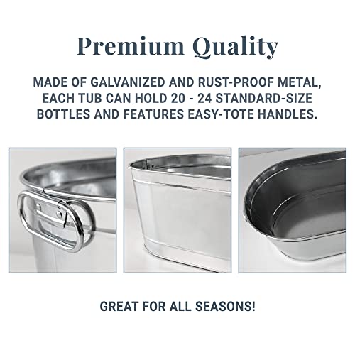 Let's Make Memories Personalized Beverage Tub - Monogram Wreath - Galvanized Drink Tub w/Stand - color: Monogram Wreath, size: With Stand