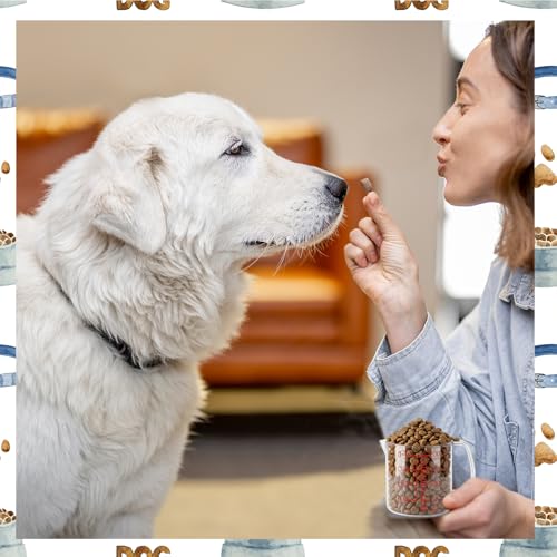 Dog Food Scoop 1 Cup,Plastic Measuring Cups with Handle Pet Food Scoops with Precise Markings for Dogs, Cats or Birds Food (1 CUP) - size: 1 CUP