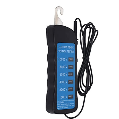 Electric Fence Voltage, Schrikdraad Sr Digital Electrical Fence Neon Fence Voltage Meter, 10000V Fault Farming Equipment, Electric Tool, Electric Fee Sr with 6Pcs for Farm