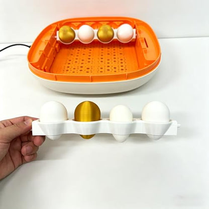 Chickcozy Incubator Duck Egg Tray — Holds 4 Duck Eggs | Replacement Inner Basket for Automatic Egg Turner (3 Mint Green Egg Baskets) - color: 3 Mint Green Egg Baskets