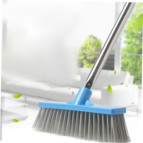 Long Handle Stiff Bristle Floor Scrub Brush Multi-Purpose Kitchen Garage Deck Brush