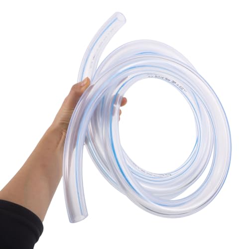 SEWACC Pvc Milking Tube for Sheep and Goat Milking Machines Easy Cleaning and Monitoring Milk Movement Food-grade for Farm Use and Dairy Setup