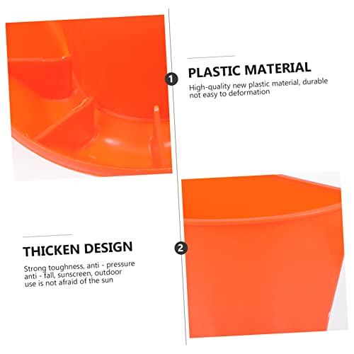 UPKOCH Automatic Pig Feeder Safe Plastic Farm Trough Easy Clean Unique Compartment Feeder