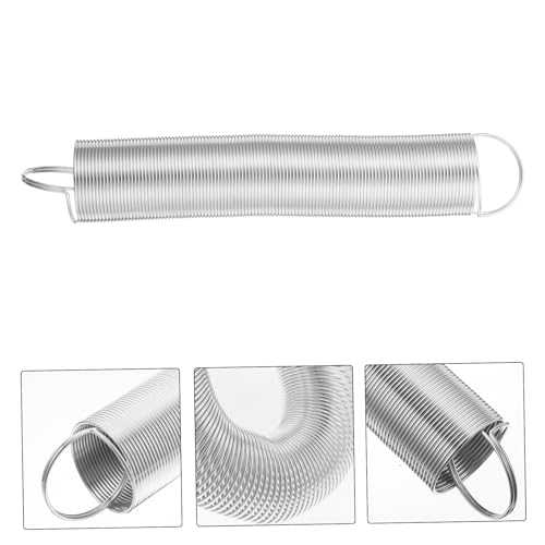 BESPORTBLE Door Handle Spring Replacement Fence Tension Springs Spring for Livestock Fence Replacement Fence Spring Livestock Fence Accessory Electric Fence Spring Gate Silver Stainless Steel