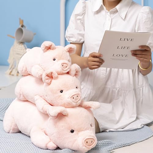 Weighted Stuffed Animals, 5lbs Weighted Pig Stuffed Animal Cute Pig Plush Animals Hugging Pillow Toy Gifts for Adults and Kids, 24.9 inch - size: 24.9 inch