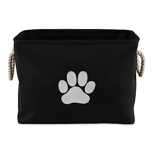 Bone Dry Pet Storage Collection Collapsible Bin, Black, Medium Rectangle - color: Black, size: Medium Rectangle