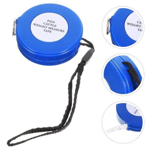 Animal Weight Tape Measure 2.5M for Goat Pig Horse Cattle Girth Measuring Tool Veterinary Body Tape for Livestock and Farm Use Style